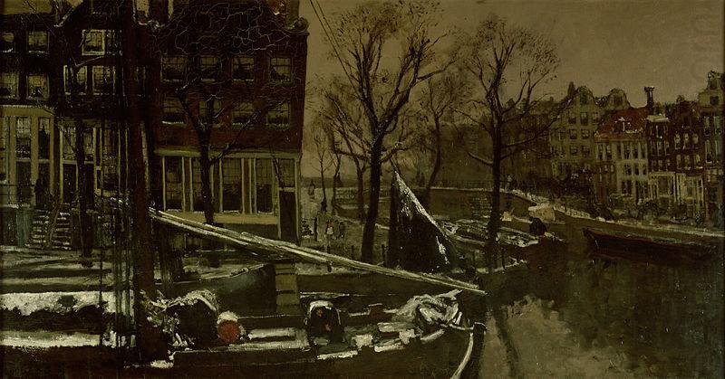George Hendrik Breitner Winter in Amsterdam china oil painting image